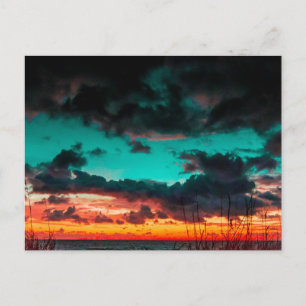 Carte Postale Lever de soleil sur l'Atlantique, Fort Pierce, Flo