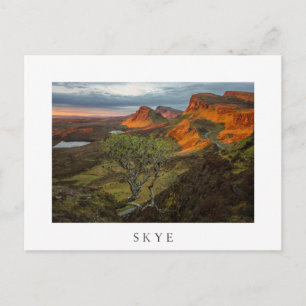 Carte Postale Lever de soleil sur les montagnes Quiraing à Skye,