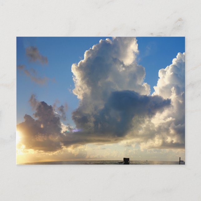 Carte Postale Lever de soleil sur l'océan Atlantique à Cape Cana (Devant)