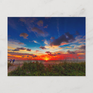 Carte Postale Lever de soleil sur l'océan Atlantique, Fort Pierc