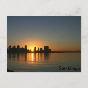 Carte Postale Lever de soleil sur San Diego