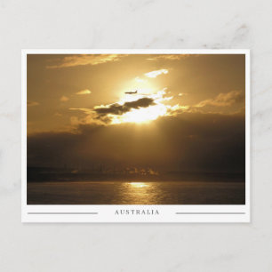 Carte Postale Lever doré à Cronulla – Sydney Australie