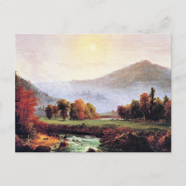 Carte Postale Lever du matin à Plymouth, NH (Devant)