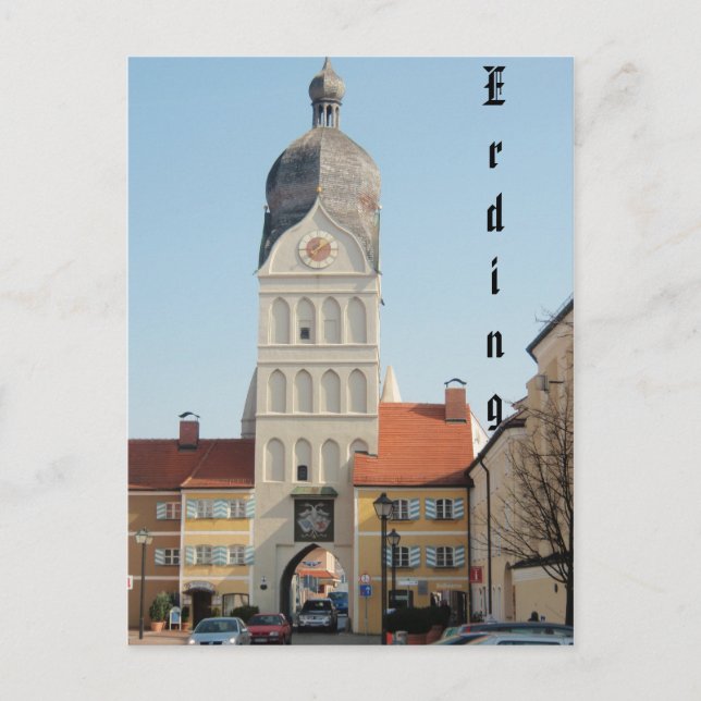 Carte Postale lever du soleil 020, Erding (Devant)
