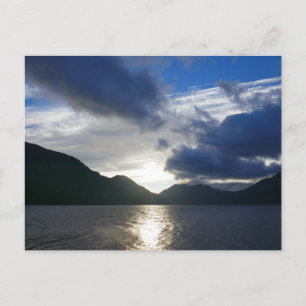 Carte Postale Lever du soleil au croissant du lac
