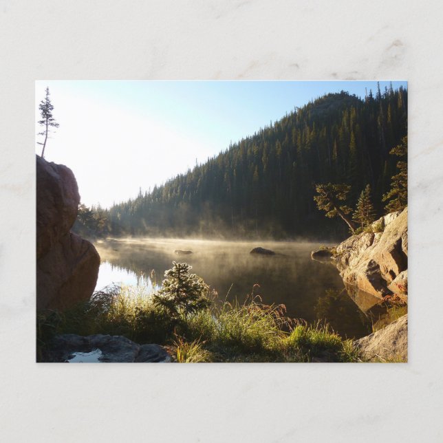 Carte Postale Lever du soleil au lac Dream (Devant)