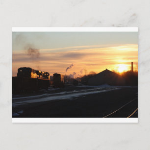 Carte Postale lever du soleil dans la cour west springfield