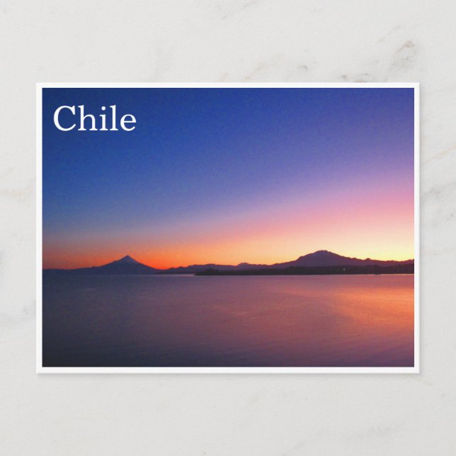 Carte Postale lever du soleil de llanquihue (Devant)