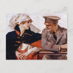 Carte Postale Leviathan, 1918 par Joseph Christian Leyendecker