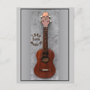 Carte postale Levin Ukulele 1960