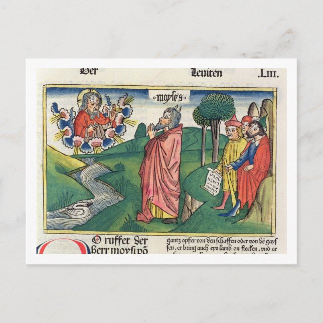 Carte Postale Leviticus 1-7 The Law of Offerings, from 'Nu (Devant)