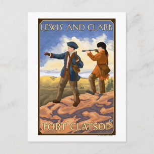 Carte Postale Lewis et Clark - Fort Clatsop, Oregon