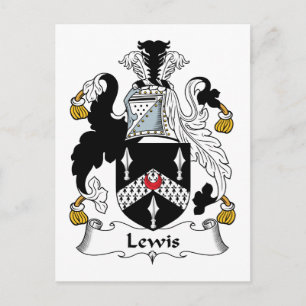 Carte Postale Lewis Family Crest
