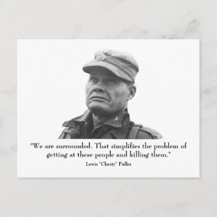 Carte Postale Lewis Puller "Chesty"