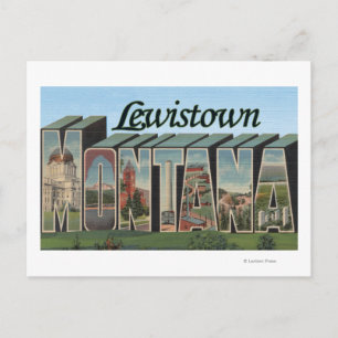 Carte Postale Lewiston, Montana