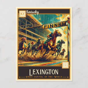 Carte Postale Lexington, Kentucky VINTAGE