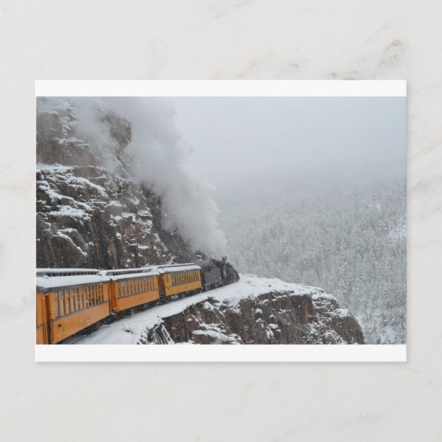 Carte Postale L'express polaire arrondit la courbure (Devant)
