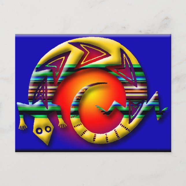 Carte Postale lézard3 (Devant)