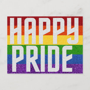 Carte Postale LGBT Glitter