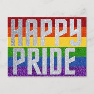 Carte Postale LGBT Glitter