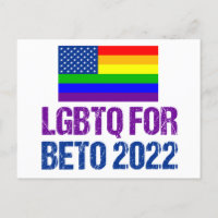 LGBTQ pour l'élection du drapeau Gay pride Beto 20