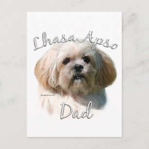 Carte Postale Lhasa Apso Papa 2