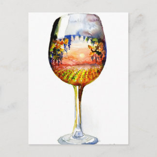 Carte Postale L'histoire du vin