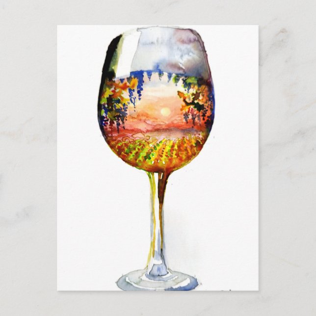 Carte Postale L'histoire du vin (Devant)