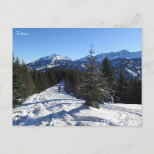 Carte Postale L'hiver des Tatras