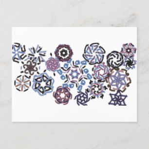 Carte Postale L'hiver du snowflacon