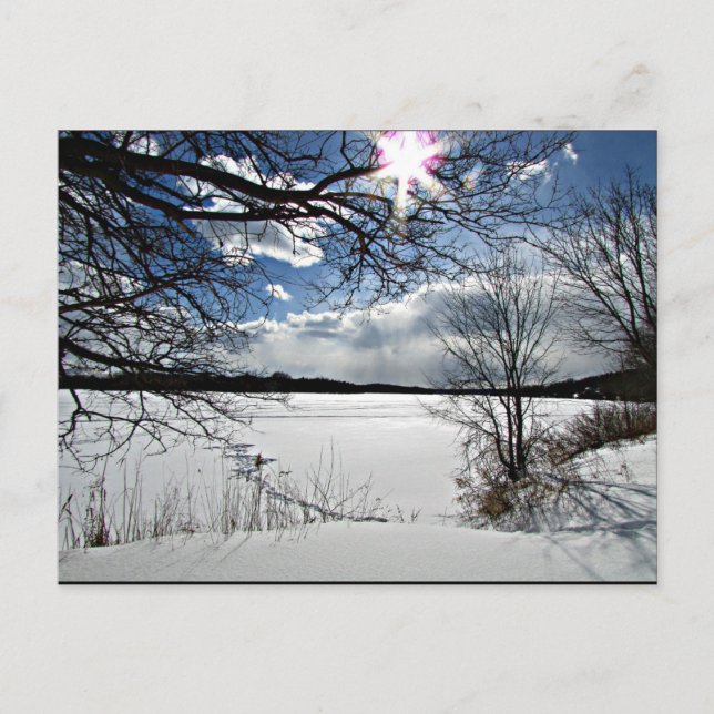 Carte Postale " L'hiver le long de la Mohawk" (Devant)