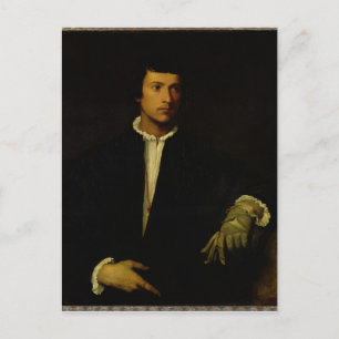 Carte Postale L'homme avec un gant, c.1520