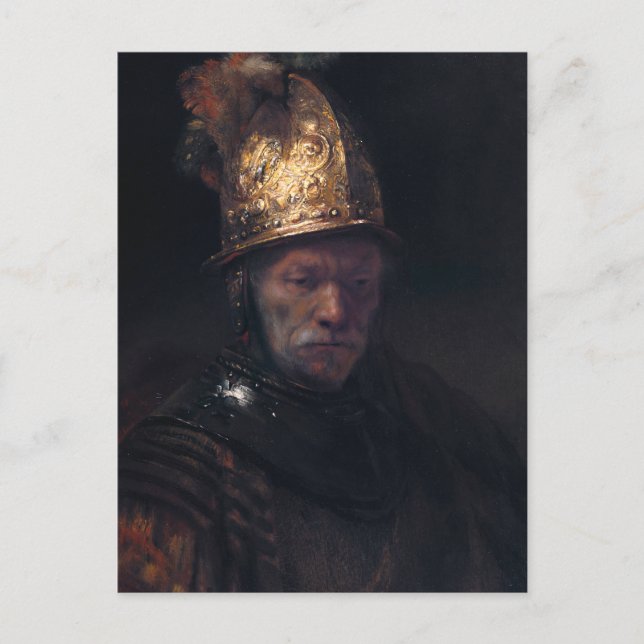 Carte Postale L'homme de Rembrandt dans un casque d'or (Devant)