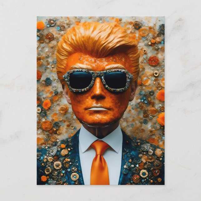 Carte Postale L'homme orange (Devant)