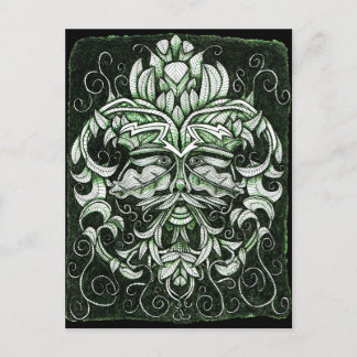 Carte Postale L'homme vert