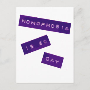 Carte Postale L'homophobie est si gay II