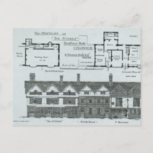 Carte Postale L'Hostellerie et les magasins