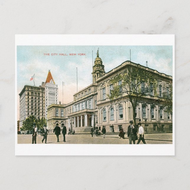 Carte Postale "L'Hôtel de Ville" New York (Devant)