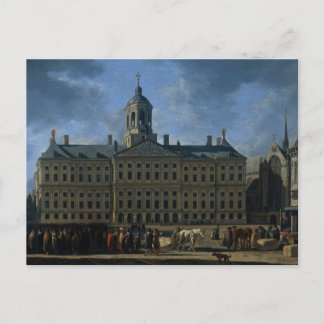 Carte Postale L'hôtel de ville sur le Dam, Amsterdam