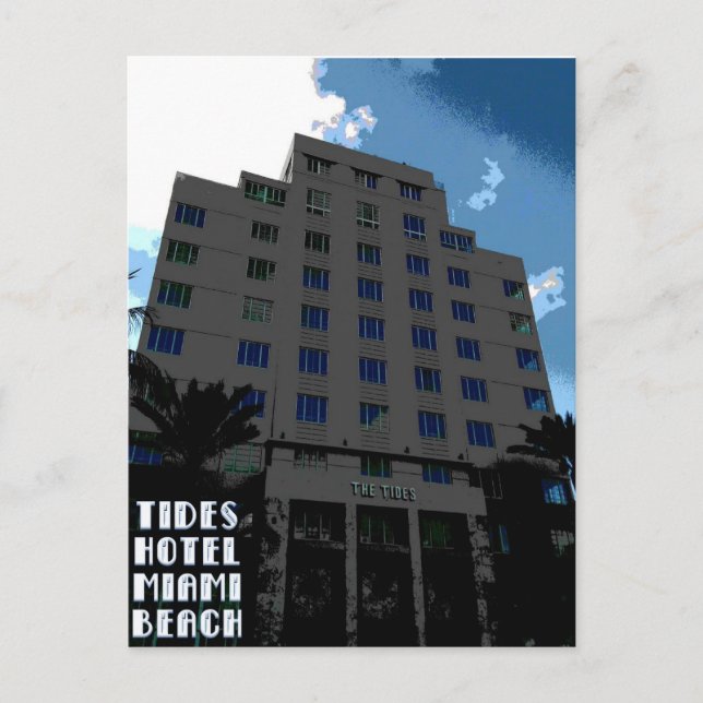 Carte Postale L'hôtel Tides, Miami Beach (Devant)