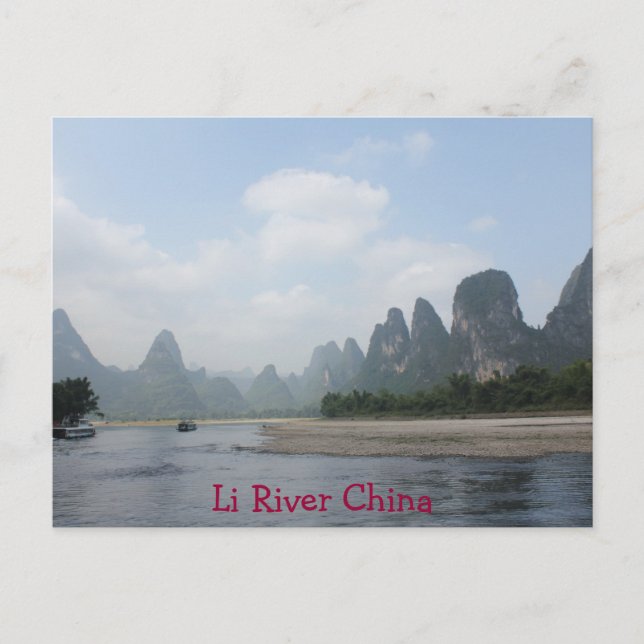 CARTE POSTALE - Li River Chine (Devant)