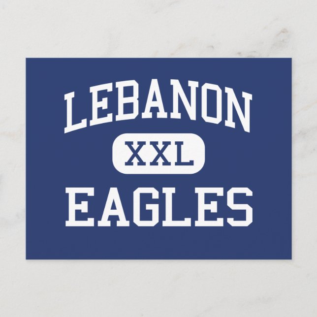 Carte Postale Liban Ecole secondaire Eagles Liban Oregon (Devant)