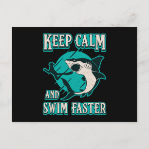 Carte Postale Libéralisation Conserver Le Calme Et Nager Plus Ra