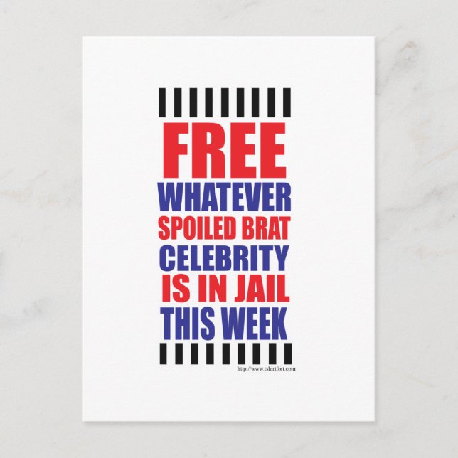 Carte Postale Libérez les Fameux (Devant)