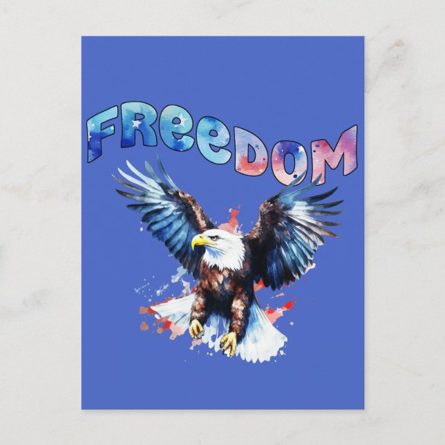 Carte Postale Liberté - 250e anniversaire de l'indépendance (Devant)