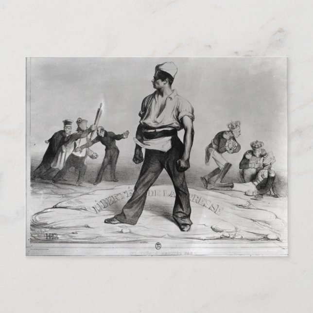 Carte Postale Liberté de la presse (Devant)