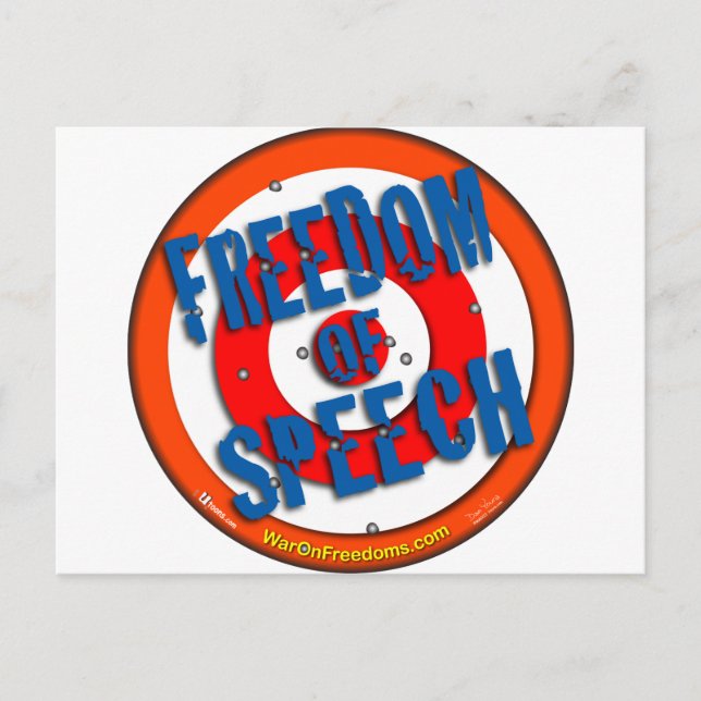 Carte Postale Liberté d'expression (Devant)