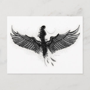 Carte Postale Liberté musicale