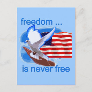 Carte Postale Liberté n'est jamais gratuit T-shirts et cadeaux