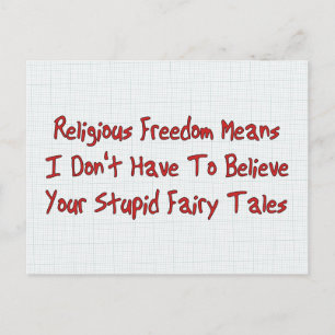Carte Postale Liberté religieuse